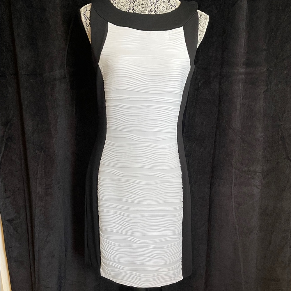 Calvin Klein Monochrome Midi Dress